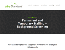 Tablet Screenshot of hire-standard.com